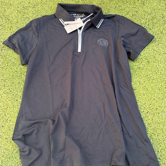 Peter Millar Tops - Peter Millar Black Womens Polo